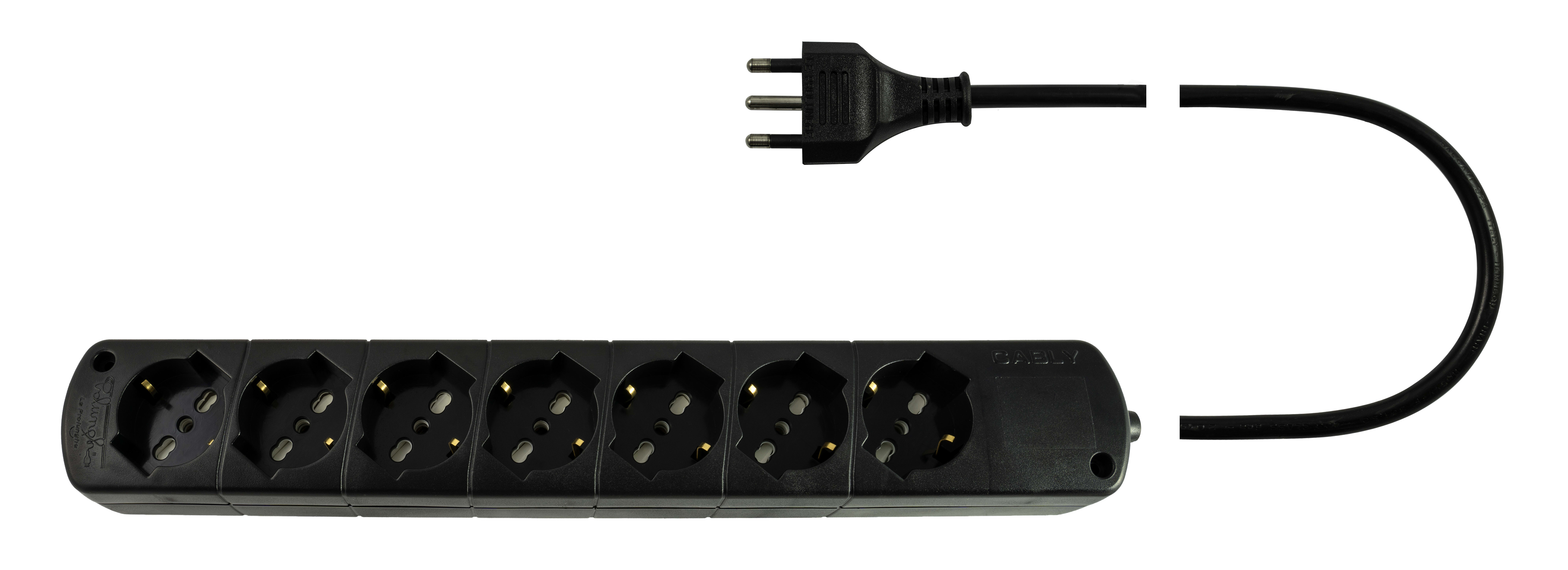 LE PROLUNGHE SAS PRG237/3-N CABLY U.7U S/INT 3G1.50 SP16A MT.3 NE