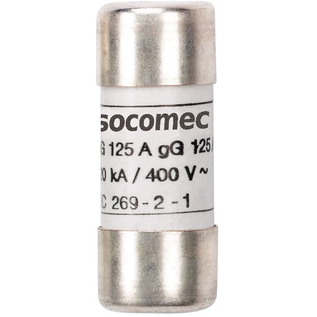 SOCOMEC - SOC60120002 FUS. CILIND. TIPO GG - 10X38 GG - SENZA