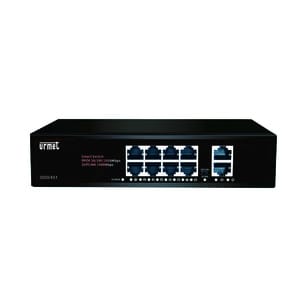 URMET SPA UTD3000/451 SWITCH 8 POE GB + 2 UPLINK