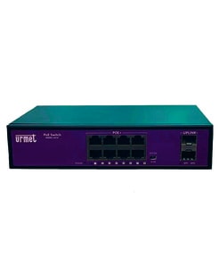 URMET SPA UTD3000/452 SWITCH 8 PORTE POE GB + 2 SFP