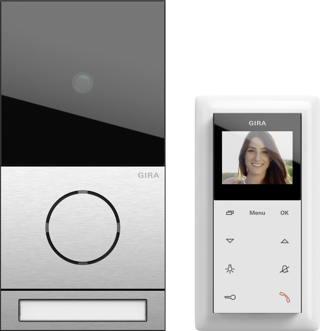 GIRA - GIR2416000 EFH-Paket Video System 106 Edelstahl