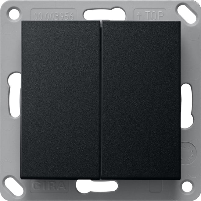 GIRA GIR2422005 EnOcean Funk Wandsender 2f System 55 Sch