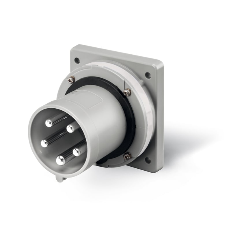 SCAME PARRE SPA - SCA243.63938 SPINA DA INCASSO 63A 2P+T 8h IP44/IP54