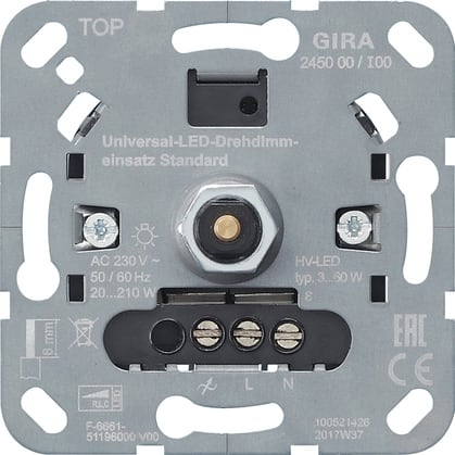 GIRA - GGI245000 MOD.DIMM.ROT.LED UNIV. S3000 STANDARD MO