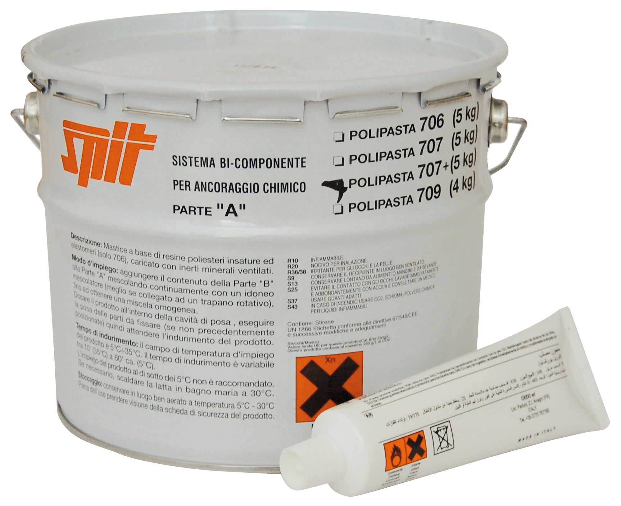 ELEMATIC SPIT - ITP590140 POLIPASTA MALTA BI-COMPONENTE 707+ 5KG