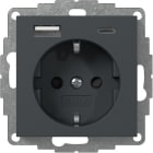 GIRA GGI245928 SCHUKO SH USB-Spannungsvers. 2f Typ A/C