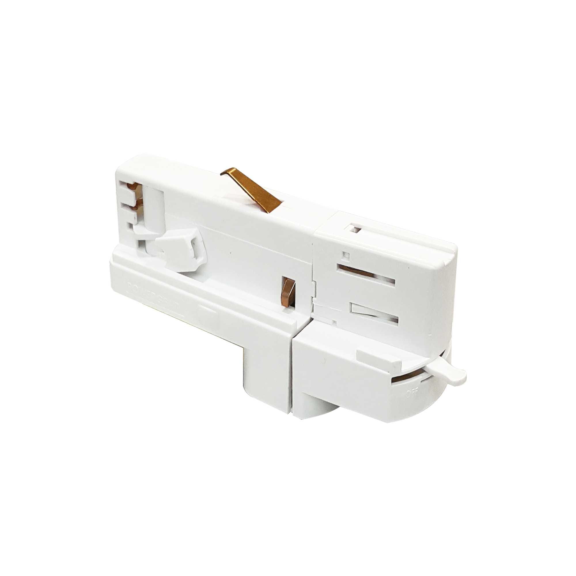 IDEAL LUX SRL IUX246505 LINK 3-PHASE TRACK ADAPTOR DALI WH