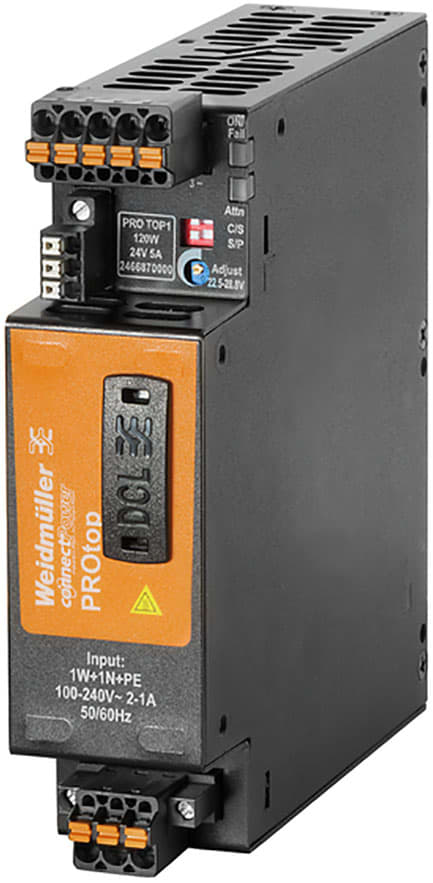 WEIDMULLER WEI2466870000 PRO TOP1 120W 24V 5A