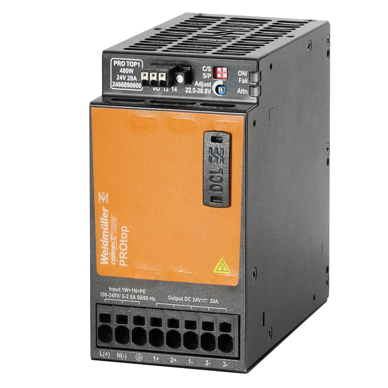 WEIDMULLER WEI2466890000 PRO TOP1 480W 24V 20A