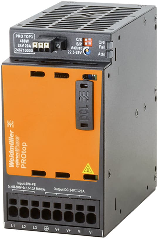 WEIDMULLER WEI2467100000 PRO TOP3 480W 24V 20A