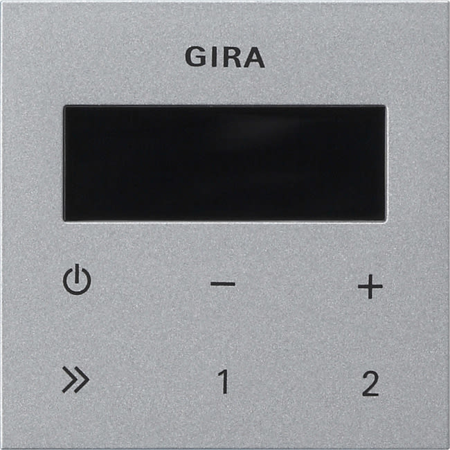 GIRA - GIR248026 Bedienaufs. UP-Radio RDS System 55 F Alu