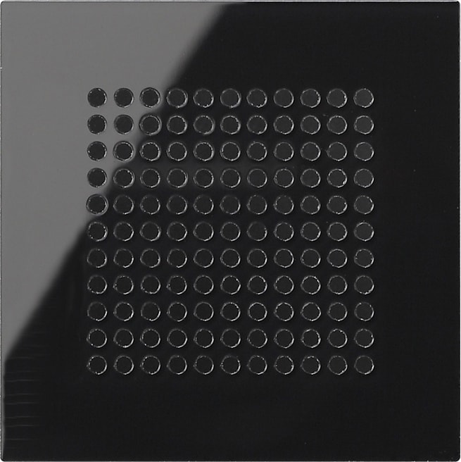 GIRA - GIR248305 COP. ALTOPARL. SYSTEM 55 ASP.VETRO NERO