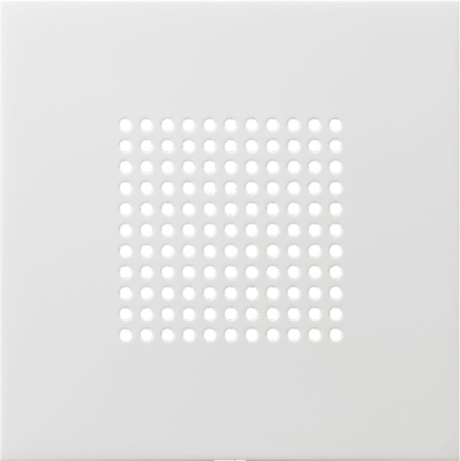 GIRA GIR2483112 Abd. Lautsprecher Flachenschalter Reinwe
