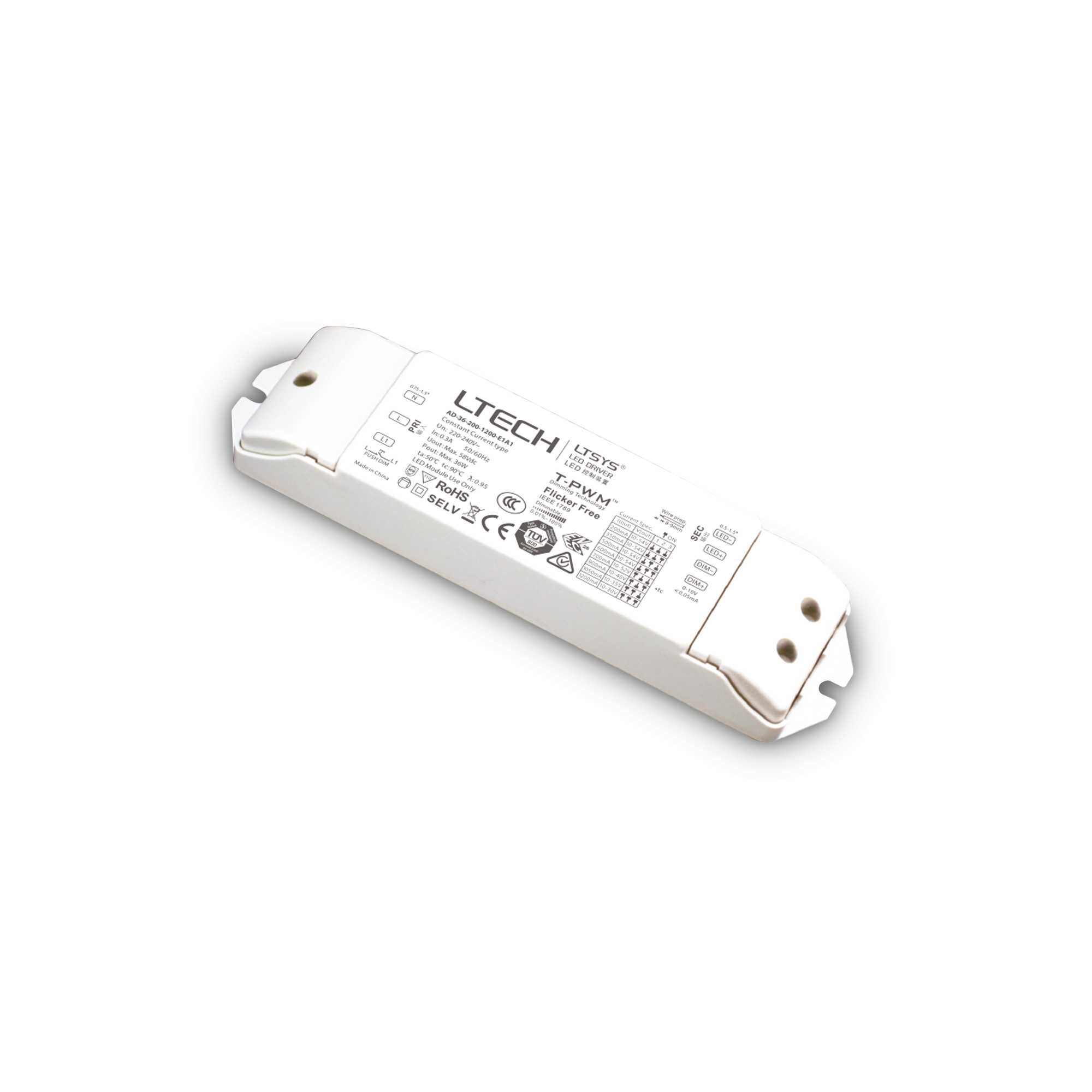 IDEAL LUX SRL - IUX248370 NOVA DRIVER 1-10V/PUSH 36W 700MA