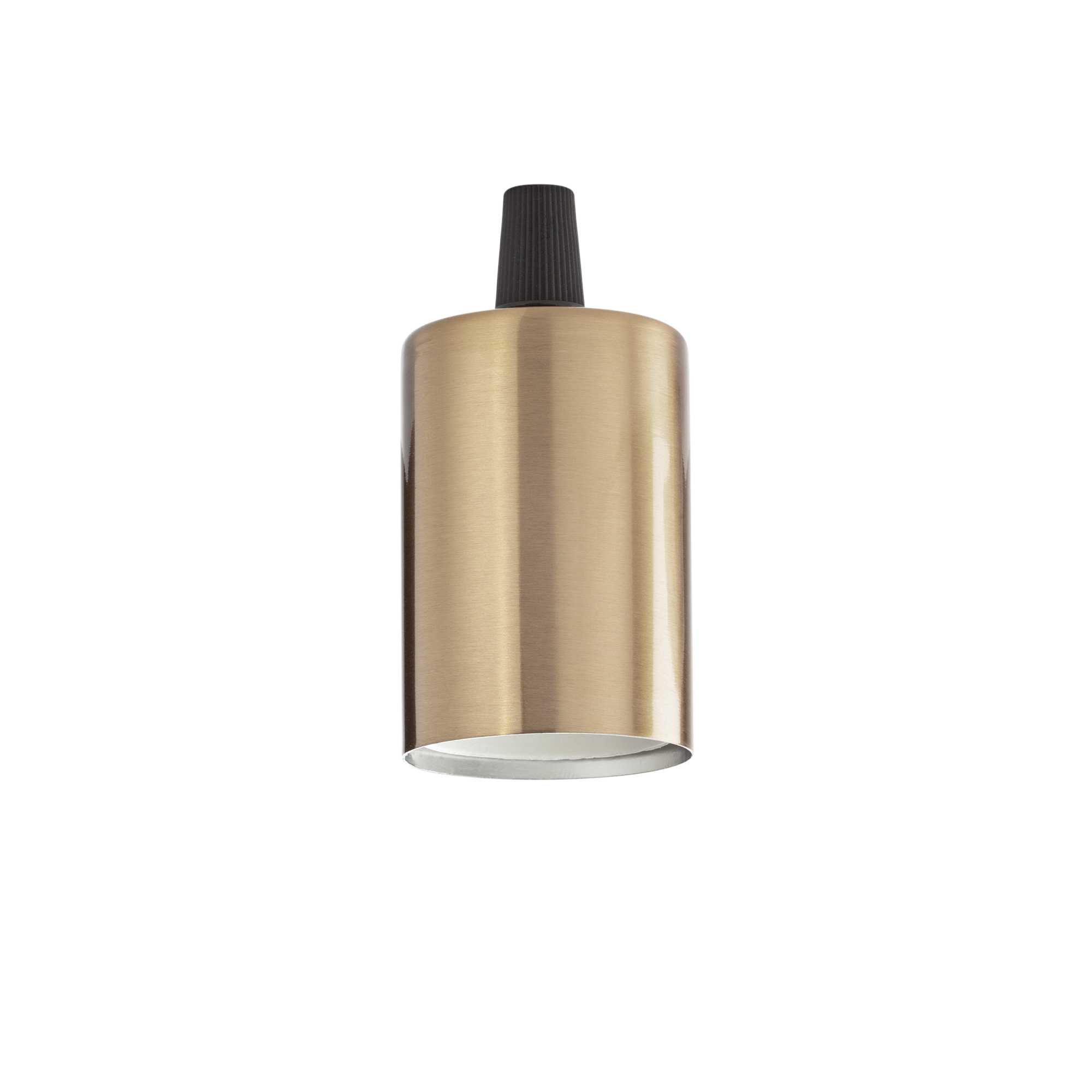 IDEAL LUX SRL - IUX249247 PORTALAMPADA E27 LISCIO OTTONE