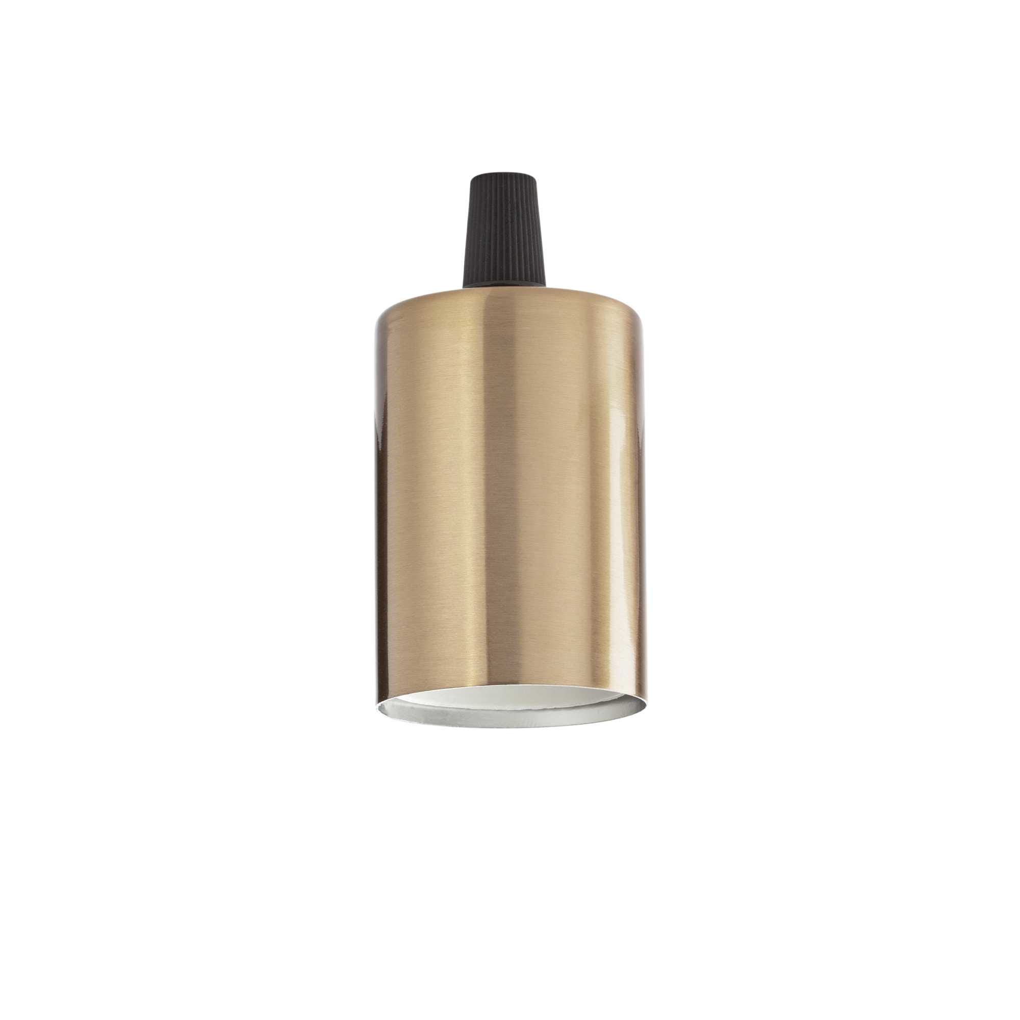 IDEAL LUX SRL - IUX249247 PORTALAMPADA E27 LISCIO OTTONE