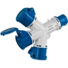 MASTER SRL - MST24MP3007 MOLTIPL.3 USCITE 2P+T 16A 230V IP44