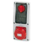 MASTER SRL - MST24PIF3302 PR.INT.3P+N+T 16A 380V 6H ROSSA IP67