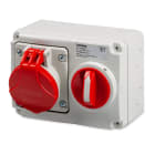 MASTER SRL MST24PIO6001 PR.INT.OR.3P+T 16A 380V 6H ROS.IP44 C/SC