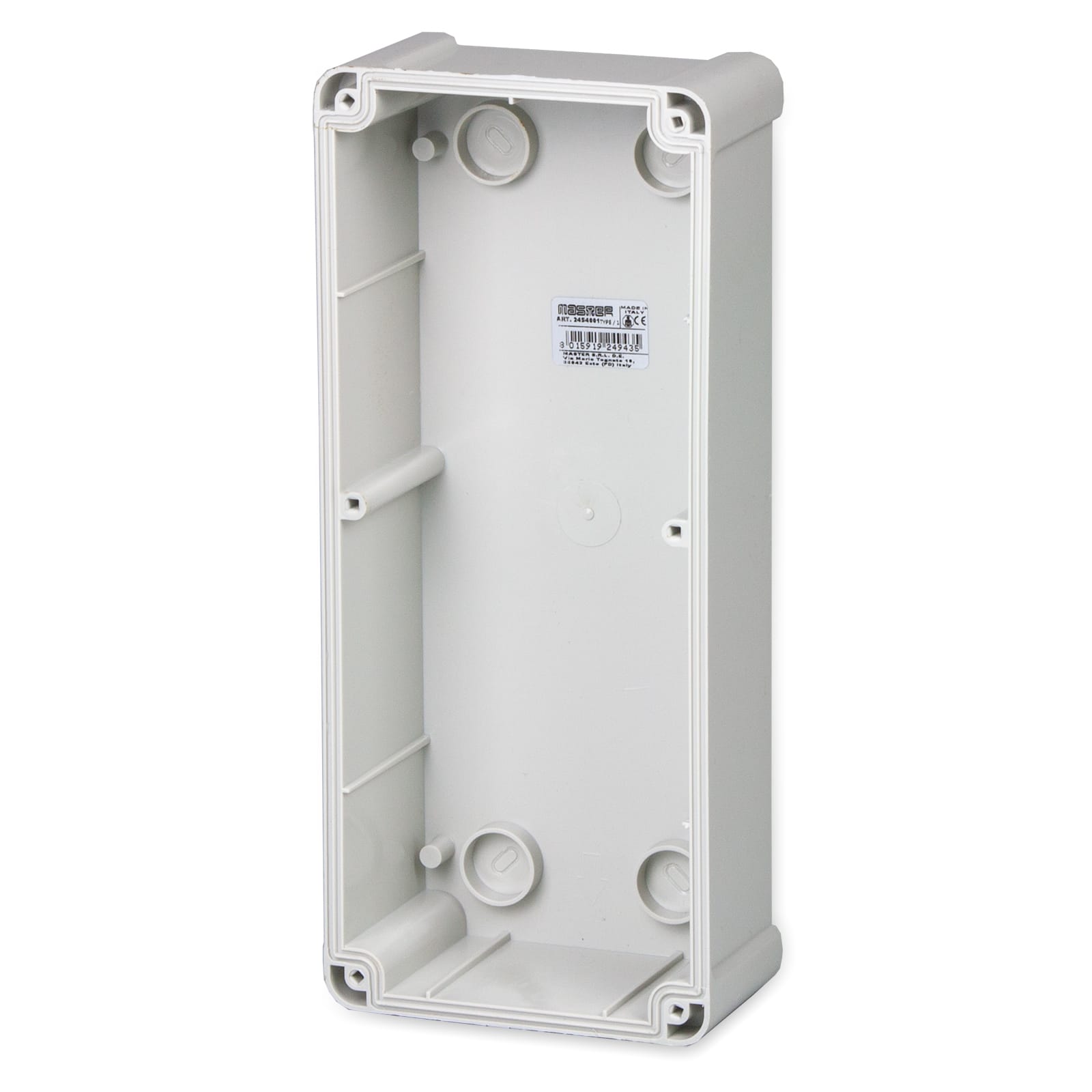 MASTER SRL - MST24S4001 SCATOLA DA PARETE PER 1 PRESA PIF/PIM