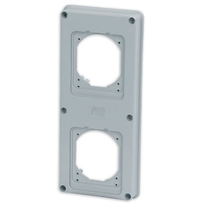 MASTER SRL - MST24S4008 FLANGIA PER 2 PRESE INCASSO 16/32A