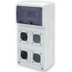 MASTER SRL MST24S5008 SCAT.ESTERNA 4 PRESE INCASSO 8 MODULI