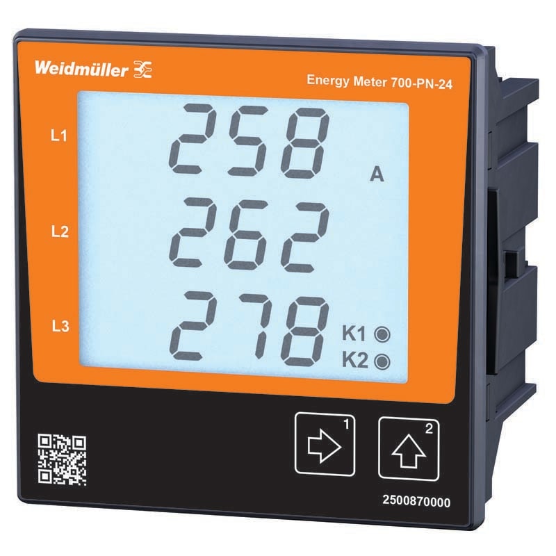 WEIDMULLER WEI2500870000 ENERGY METER 700-PN-24