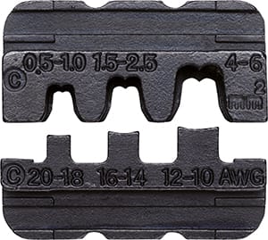 INTERCABLE SRL - INR25026 MATRICI PER CAPICORDA APERTI 0,5 - 2,5 -