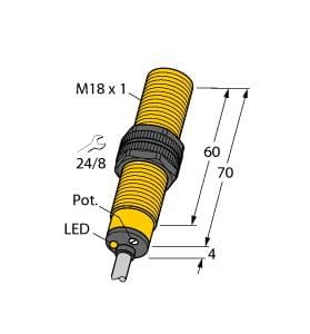 TURCK BANNER SRL TUK25030 BC5-S18-AP4X