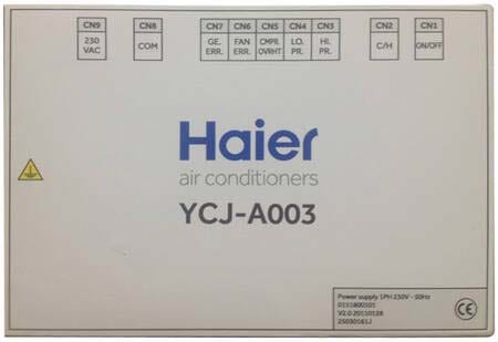 HAIER HVAC SOLUTIONS HAIAA12J0E2R YCJ-A003 SCHEDA INTERFACCIA/20