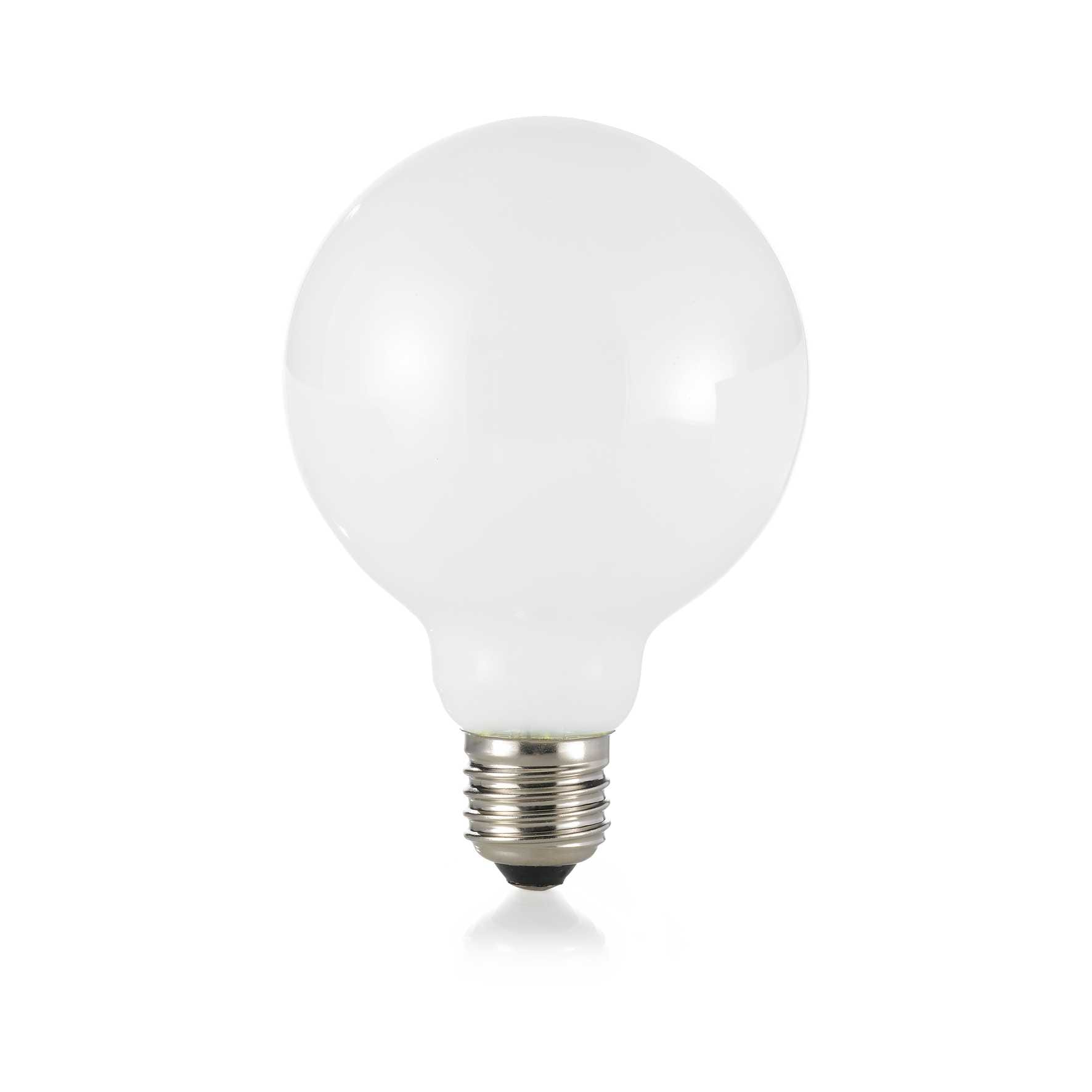 IDEAL LUX SRL IUX252186 E27 GLOBO D095 08W 3000K CRI80 BIANCO DI