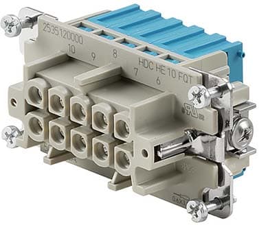 WEIDMULLER WEI2535120000 HDC HE 10 N FQT BL