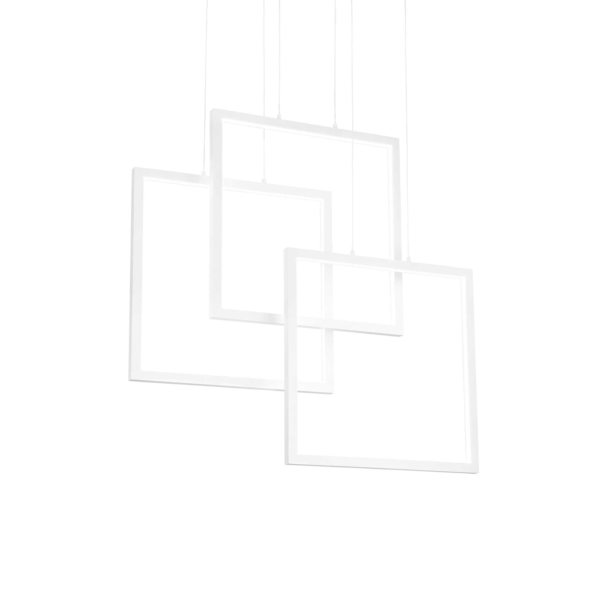 IDEAL LUX SRL IUX253596 FRAME SP QUADRATO BIANCO 3000K