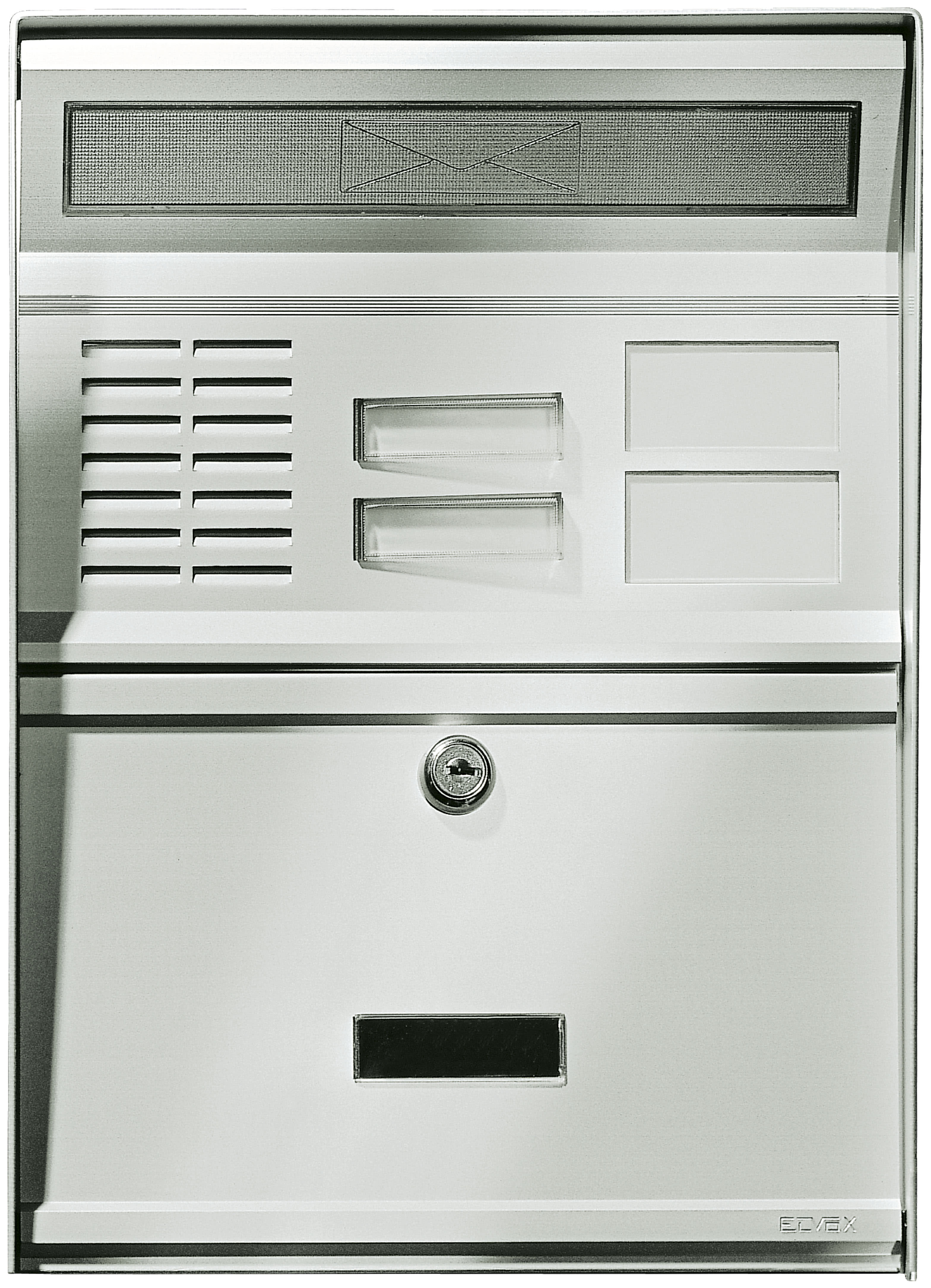 VIMAR SPA - VIW2550/302 TARGA PORTALETTERE 2 PULSANTI ALLUMINIO