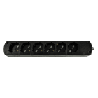 LE PROLUNGHE SAS PRG256/N CABLY UNIV. 6U S/INT 10/16A + SCHUKO NE
