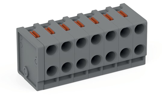 WAGO ITALIA SRL WAG252-307 CONNETTORE FEMMINA PER 2 CONDUTTORI PULS