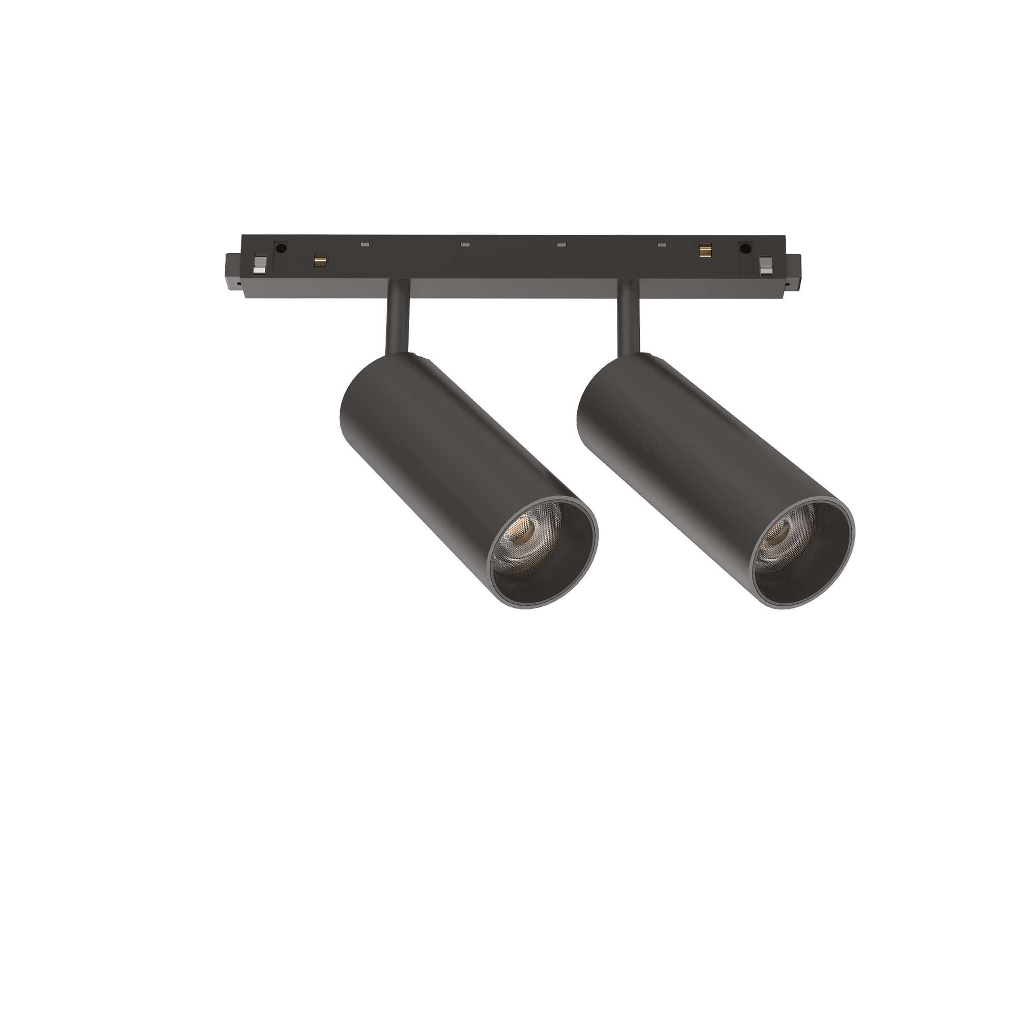 IDEAL LUX SRL IUX257662 EGO TRACK DOUBLE 24W 3000K ON-OFF BK