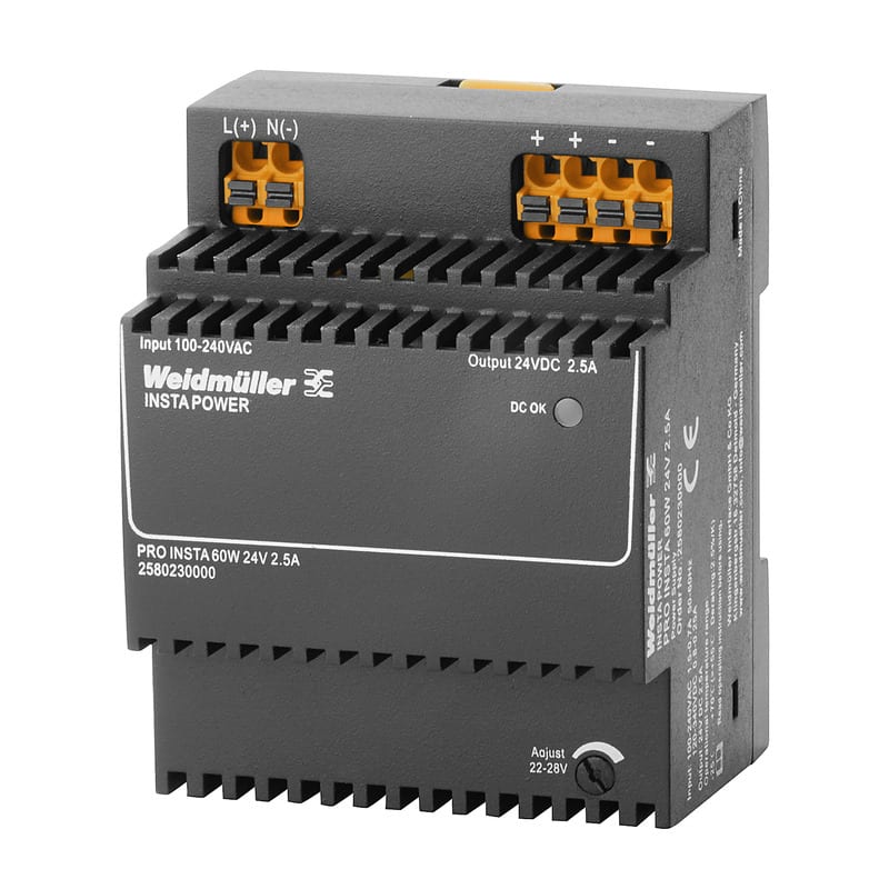 WEIDMULLER WEI2580230000 PRO INSTA 60W 24V 2.5A