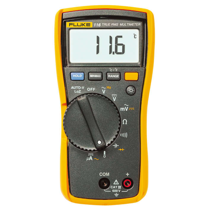 FLUKE ITALIA SRL FLK2583601 116 MULTIMETRO TRMS, 600V, 600?A AC/DC,T