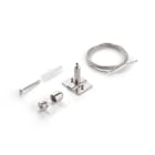 IDEAL LUX SRL - IUX259376 EGO KIT PENDANT ONLY STEEL CABLE 2 MT BK