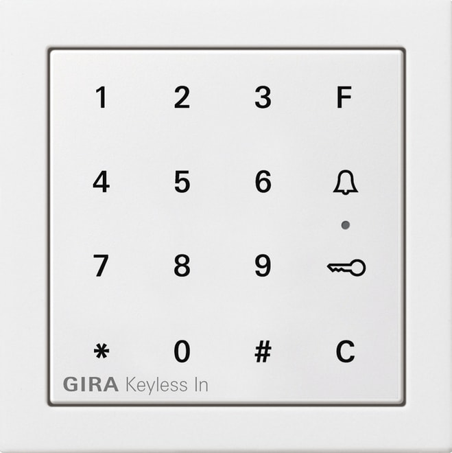 GIRA GGI2605112 Gira Keyless In Codetastatur Flachenscha