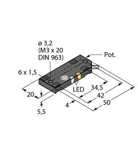TURCK BANNER SRL TUK2620116 BC5-QF5.5-AP6X2/S250