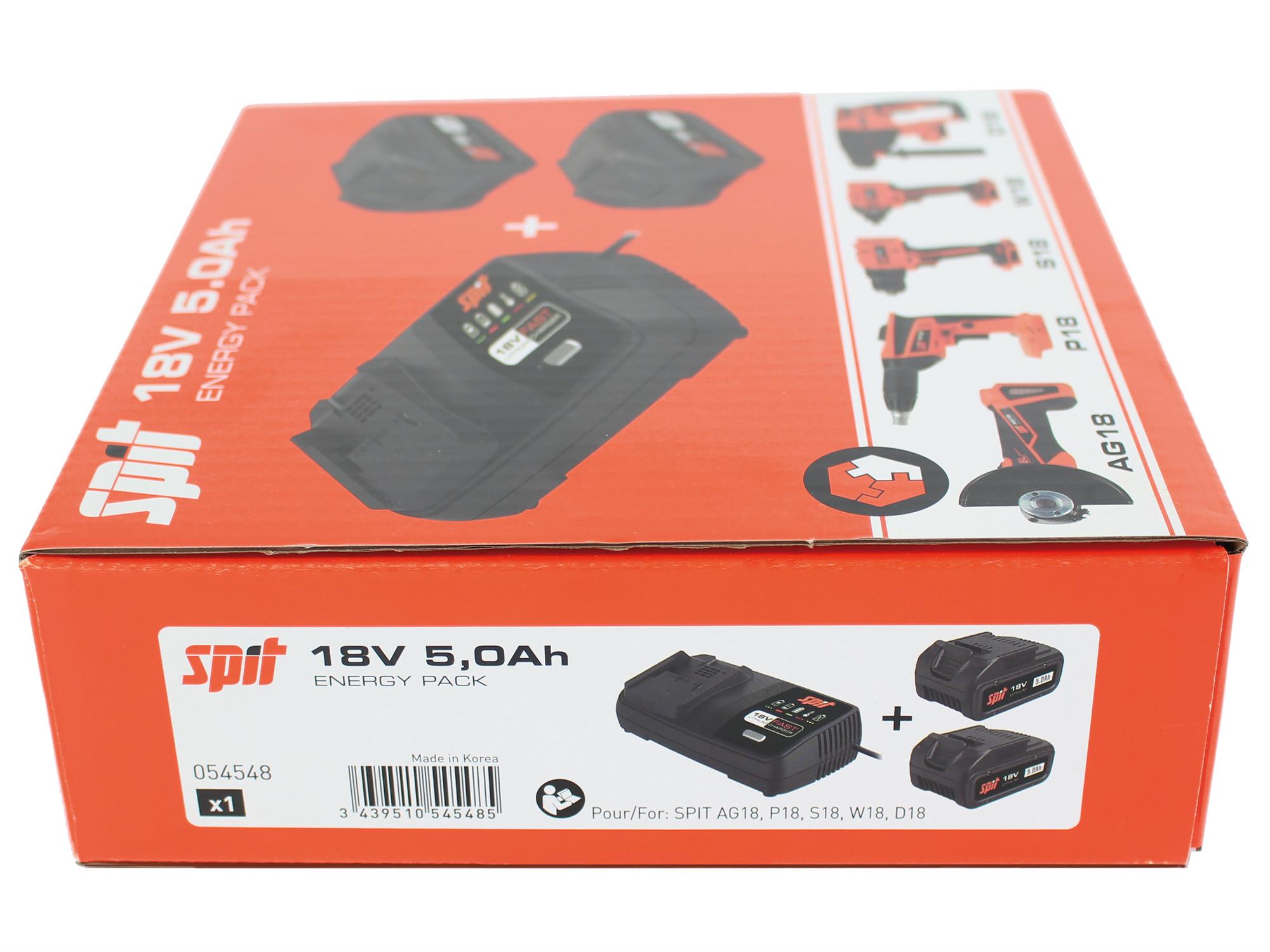 ELEMATIC SPIT - ITP054548 ENERGY PACK 18V-5 AH LI