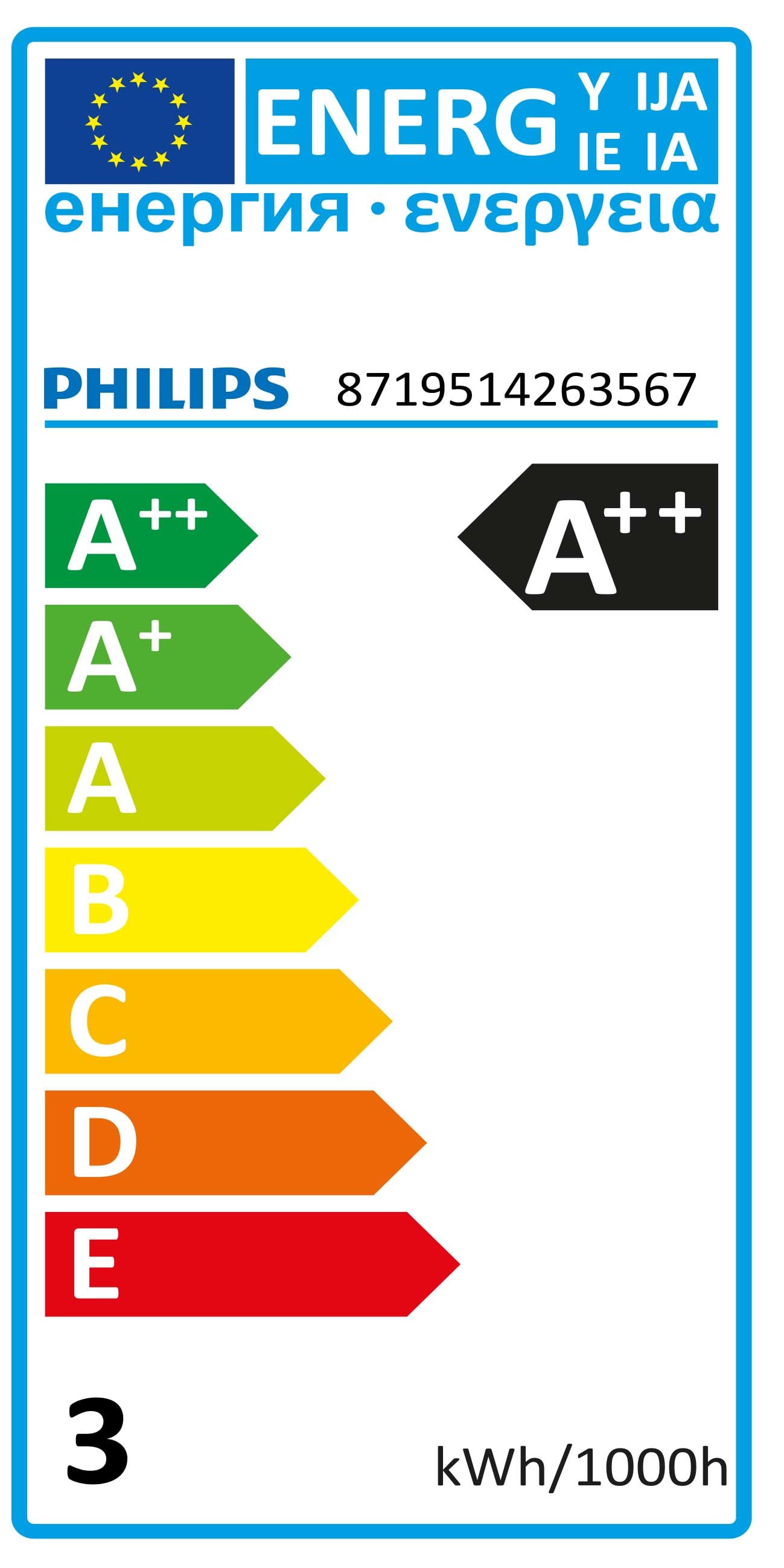 SIGNIFY ITALY SPA - PHLCOREPHIL35G2 LED, Altro, Rete elettrica, 300 mm, 2.2 W, 35W, 2700 K, 250 lm, CRI 80, 30000 ore