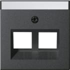 GIRA GGI264028 COP. 30° + CT P. AP JM 2-M SYSTEM 55 ANT
