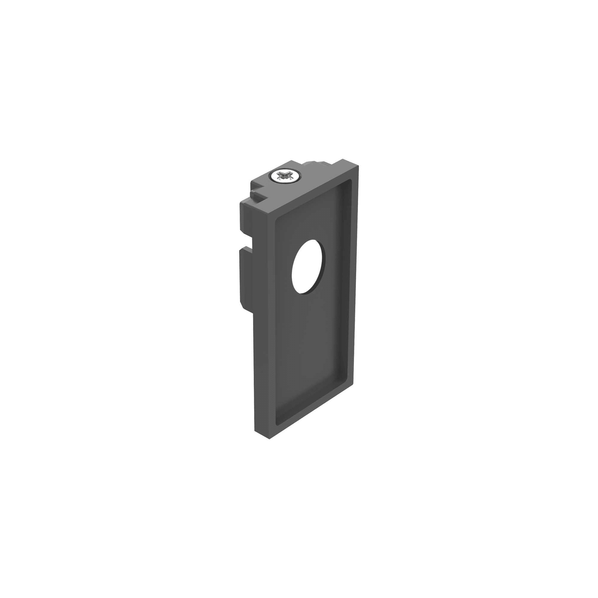 IDEAL LUX SRL IUX267234 EGO END CAP HIGH CON FORO BK