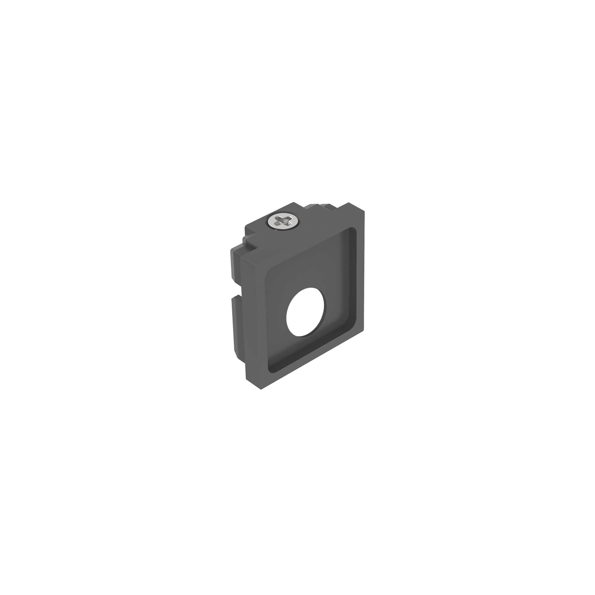 IDEAL LUX SRL - IUX267258 EGO END CAP LOW CON FORO BK
