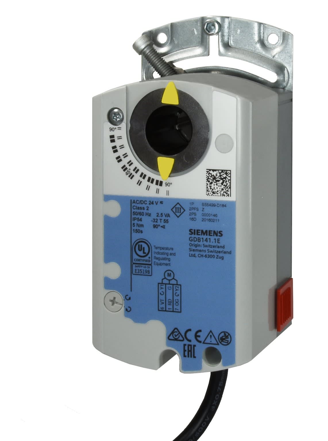 SIEMENS - BUILDING T - BCTS55499-D186 GDB146.1E SERV.SER. 5NM 3PTI 24VAC 2 AU