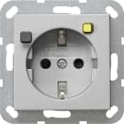 GIRA GGI267726 FI-Schutzsteckd. 30 mA SH System 55 F Al