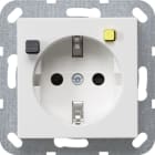 GIRA GGI267727 FI-Schutzsteckd. 30 mA SH System 55 Rein